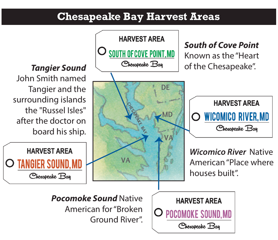 Chesapeake Bay Harvest Areas