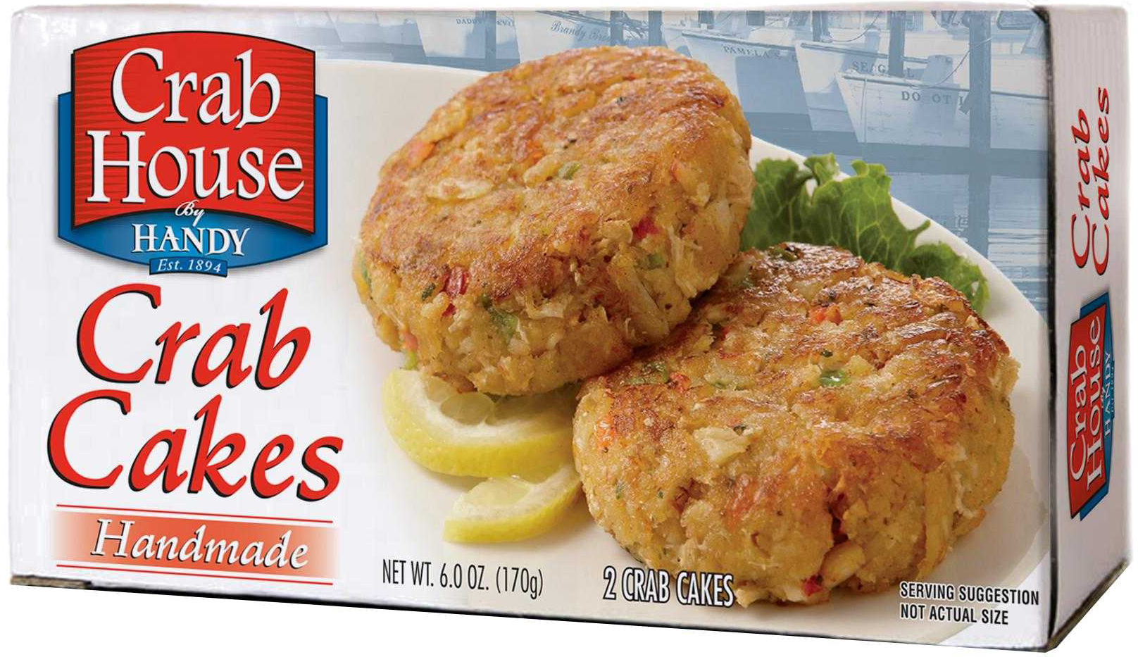 crab house crab cakes product box