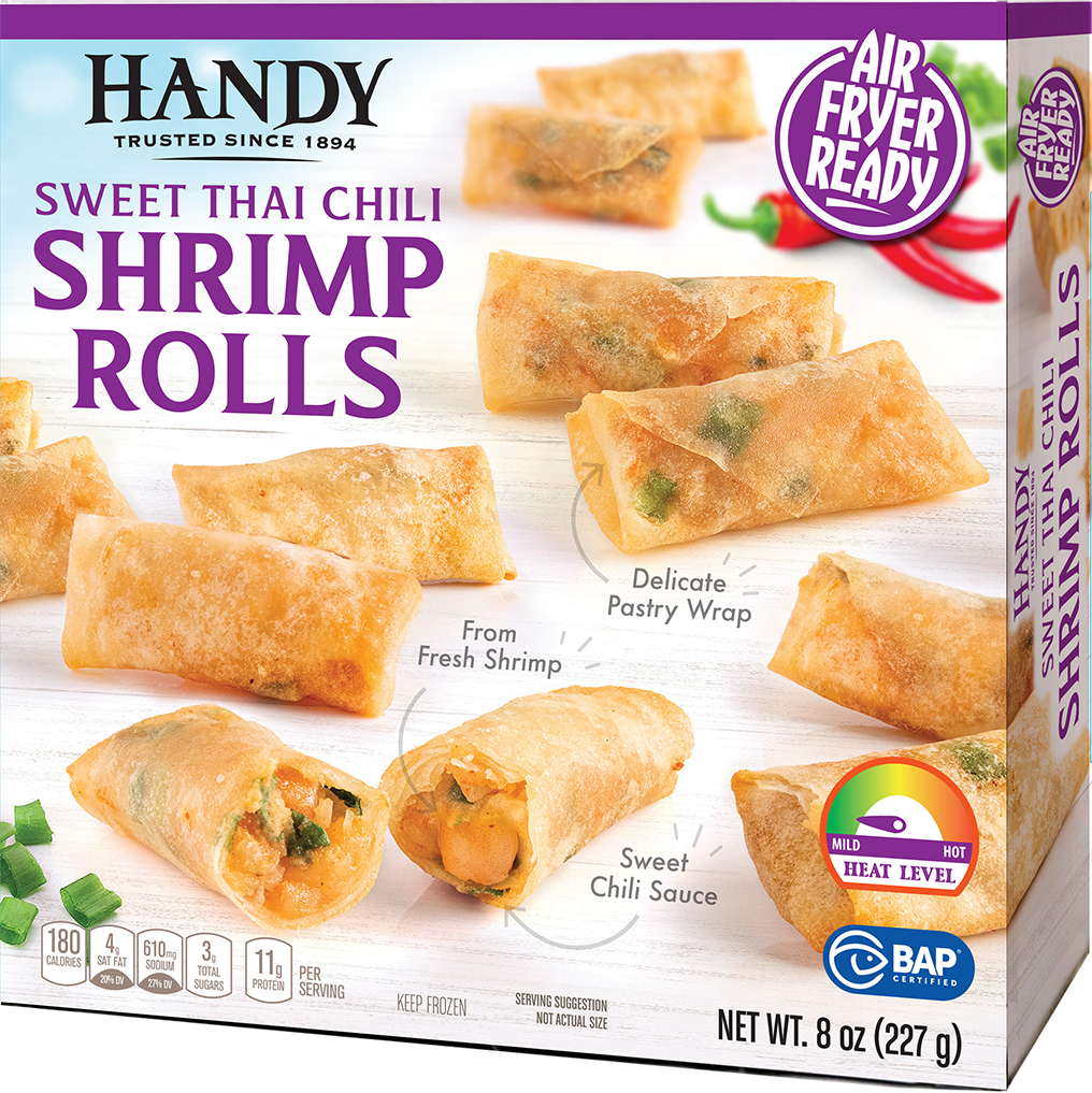 handy sweet thai chili shrimp rolls product box