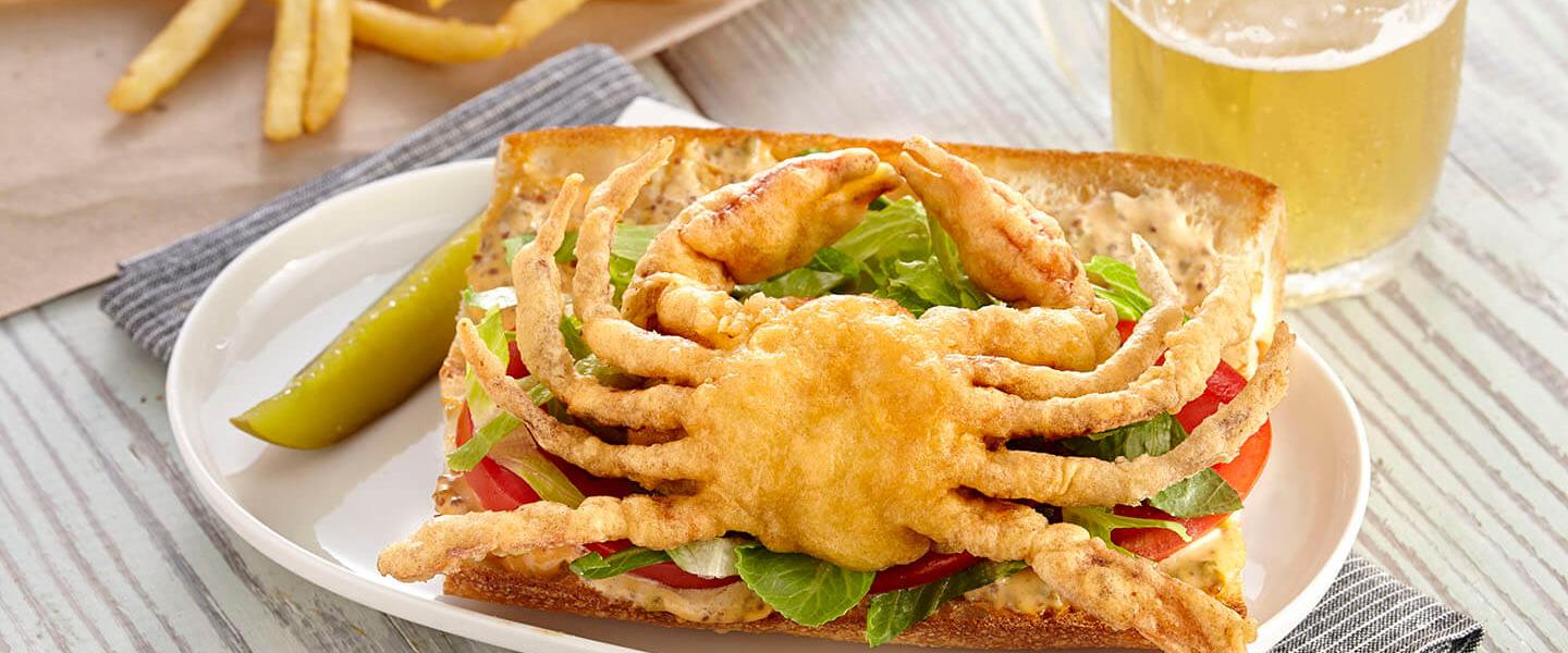 Soft Shell Po' Boy