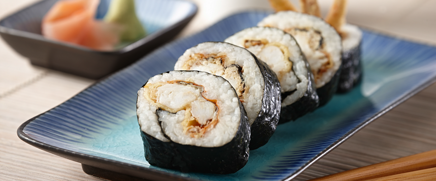 Kimchi Soft Crab Spider Roll Recipe
