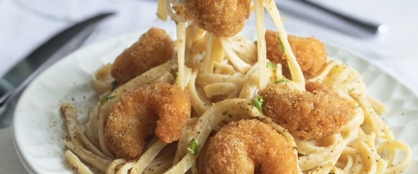 OB Shrimp Carbonara