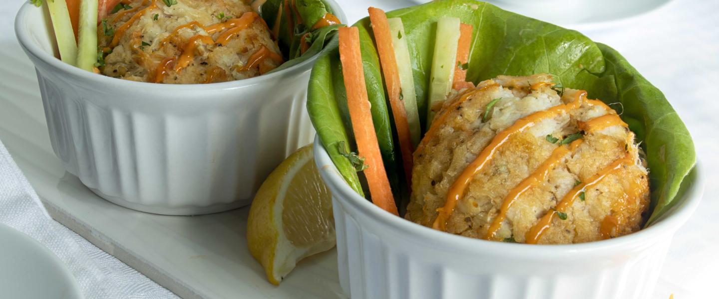 Keto Crab Cake Lettuce Cups