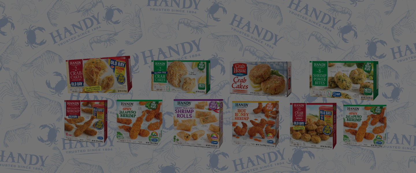 handy seafood product locator banner updated