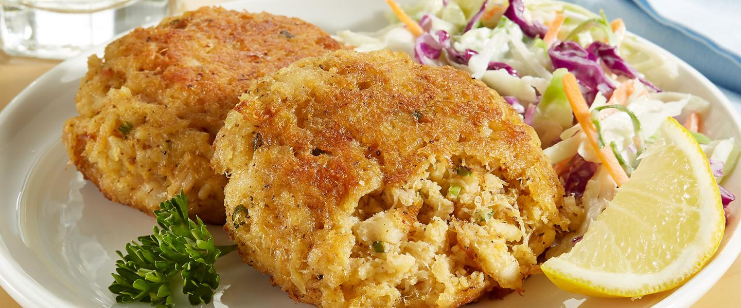 Pub-Style crab cake