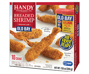 Old bay shrimp carton