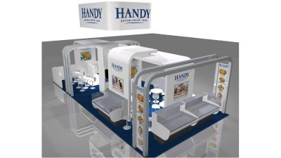 Handy International Debut of New Seafood Show Booth