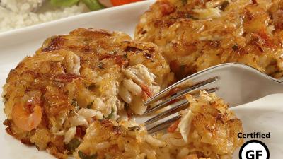 Gluten Free Crab & Shrimp Risotto Cakes