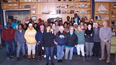 Handy employees pictured in Crisfield, MD.