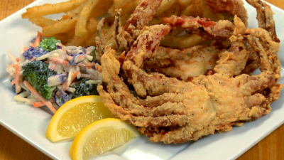 Deep Fried Soft Crabs