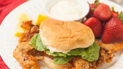 beer battered soft shell crab