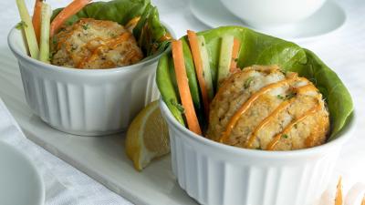 Keto Crab Cake Lettuce Cups