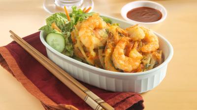 bird's nests and salad