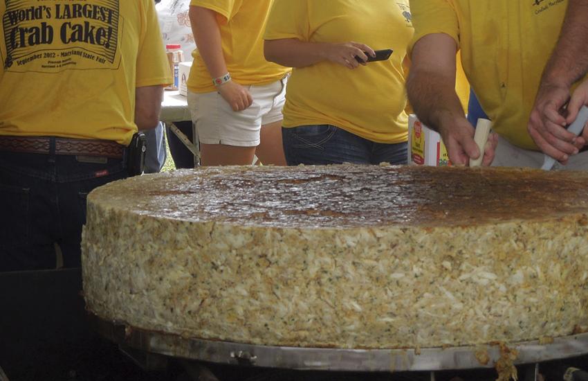 World's Largest Crab Cake at 300lbs
