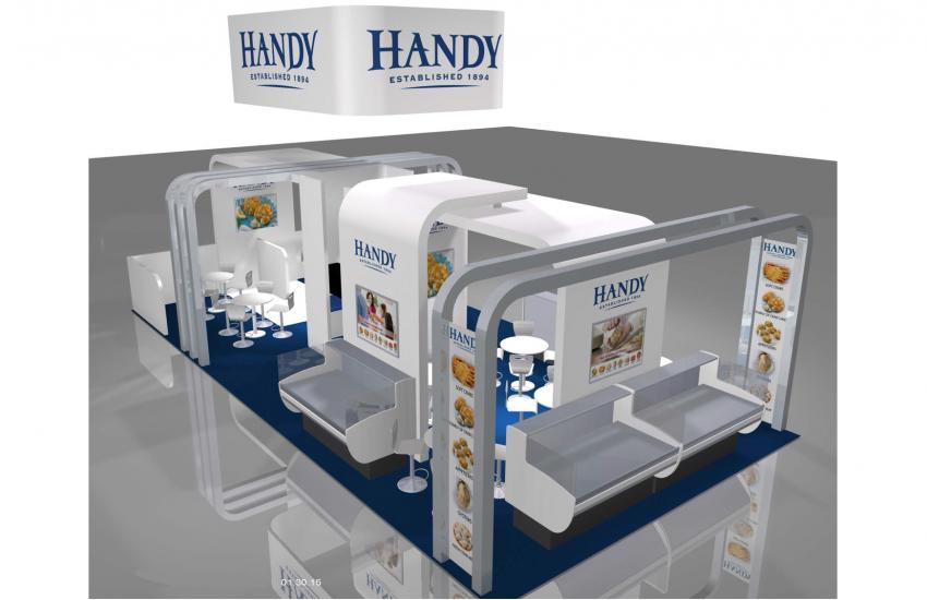 Handy International Debut of New Seafood Show Booth